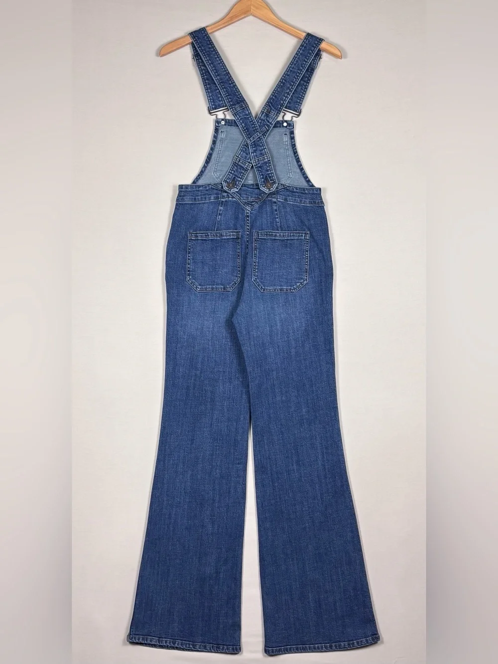 Free People Dark Blue Denim Women's Overalls